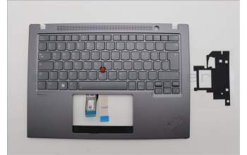 Lenovo 5M11H52349 MECH_ASM KBD Cc GER BKLT(TRA)UK GY