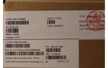 Lenovo 5M11H58965 MECH_ASM KBD CCvr SWE/FIN BKL(PMX)UK BK