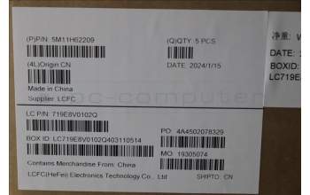 Lenovo 5M11H62209 C-Cover with keyboard, Canadian French 058, Grey, Backlight, Fingerprint, UK