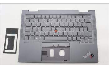 Lenovo 5M11H62392 MECH_ASM BL KB GY FPR WW CZE/SLK SRX