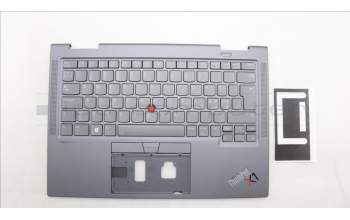Lenovo 5M11H62462 MECH_ASM BL KB GY FPR WW NORDIC CHY