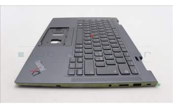 Lenovo 5M11H62464 MECH_ASM BL KB GY FPR WW NORDIC SRX