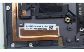 Lenovo 5M11H62482 MECH_ASM BL KB GY FPR WW SLV SRX