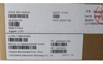 Lenovo 5M11H62510 MECH_ASM BL KB GY FPR WW TUR F SRX