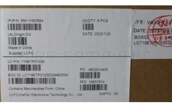 Lenovo 5M11H62694 MECH_ASM BL KB BK FPR SLV SRX