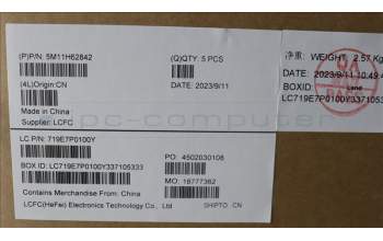 Lenovo 5M11H62842 MECH_ASM BL KB BK FPR WW SPA CHY