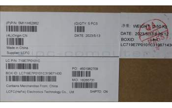 Lenovo 5M11H62862 MECH_ASM BL KB BK FPR WW TUR SRX