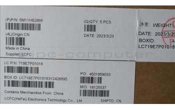 Lenovo 5M11H62866 MECH_ASM BL KB BK FPR WW UKE SRX