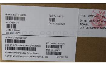 Lenovo 5M11H88980 MECH_ASM KB BK MG DEN LTN