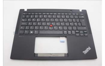 Lenovo 5M11H94314 C-Cover with keyboard, Norwegian, Black, UK