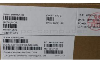 Lenovo 5M11H94463 MECH_ASM BL KB BK MG UKE LTN