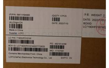 Lenovo 5M11H94985 MECH_ASM GP KBDBZL,SPA,WW,BK/GY,CHY