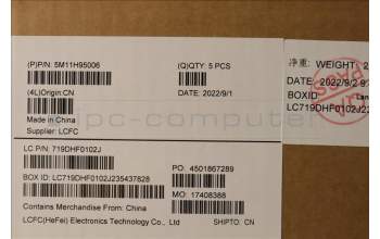 Lenovo 5M11H95006 MECH_ASM GP KBDBZL,GER,WL,BK/BZ,CHY