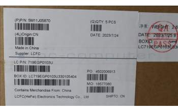 Lenovo 5M11J05870 MECH_ASM BL KB BK CZE/SLK SRX