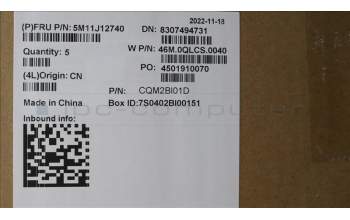 Lenovo 5M11J12740 MECH_ASM GRP_KBD_BZL_ITA_WL_BK_LTN