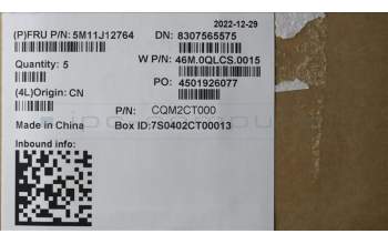 Lenovo 5M11J12764 MECH_ASM GRP_KBD_BZL_CZE/SLK_WL_BK_PMX