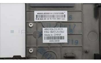 Lenovo 5M11J12764 MECH_ASM GRP_KBD_BZL_CZE/SLK_WL_BK_PMX