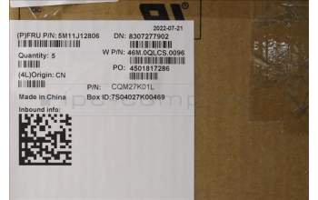 Lenovo 5M11J12806 MECH_ASM GRP_KBD_BZL_EURO ENG_WW_BK_LTN