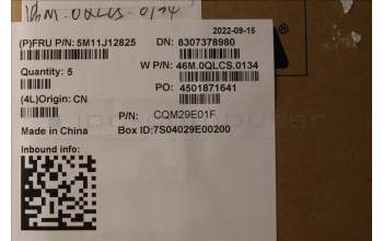 Lenovo 5M11J12825 MECH_ASM GRP_KBD_BZL_SWE/FIN_WW_BK_LTN