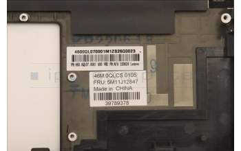 Lenovo 5M11J12847 MECH_ASM GRP_KBD_BZL_GRE_WW_BK_PMX