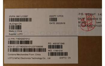 Lenovo 5M11J13387 MECH_ASM KBD BZL,WL,FPR,BK,CHY,CZE/SLK