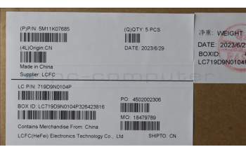 Lenovo 5M11K07685 MECH_ASM GRP KBD BZL,GER,WL,DB,SUN