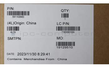 Lenovo 5M11K08483 MECH_ASM CS21 3+2bCP,Mylar,GS1,SRX
