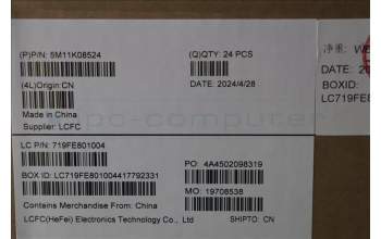 Lenovo 5M11K08524 TOUCHPAD CS22 3+2bCP,GLM,GR,NONFC,EL,TRI