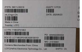 Lenovo 5M11L59319 MECH_ASM BL KB BK EST SRX