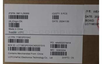 Lenovo 5M11L59369 MECH_ASM BL KB BK LA SPA CHY