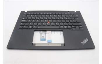 Lenovo 5M11L59447 C-Cover with keyboard, Bulgarian, Black, Backlight, WWAN, UK