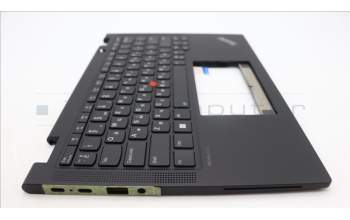 Lenovo 5M11L64184 MECH_ASM KBD W C UKR BKLT LTN US BK