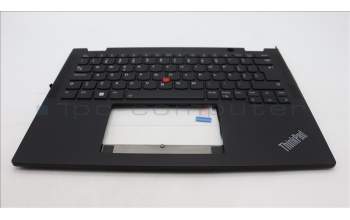 Lenovo 5M11L64265 MECH_ASM KBD W C POR BKLT LTN WW UK BK
