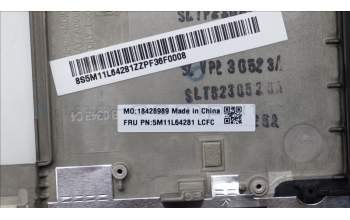 Lenovo 5M11L64281 MECH_ASM KBD W C SWS BKLT PMX WW UK BK