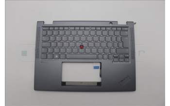 Lenovo 5M11L64327 MECH_ASM KBD W C FRA/ENG BKLT CHY UK GY
