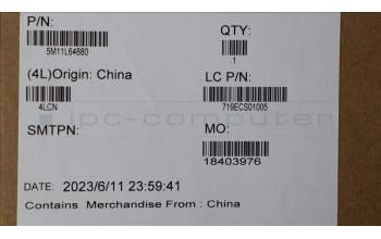 Lenovo 5M11L64880 MECH_ASM FRU 5M BEZEL+FHD C30TAPE ASM