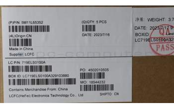Lenovo 5M11L65352 MECH_ASM FRU KB CCV JPN BL(CHY) JP BK