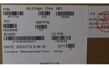 Lenovo 5M11L77163 IRBEZEL+FHDFHDTSLPCFRPEPTAPE