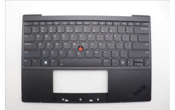Lenovo 5M11L83314 C-Cover with keyboard, US English Euro, Black, WWAN, US