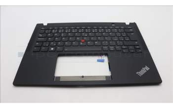 Lenovo 5M11L85893 C-Cover with keyboard, Czech/Slovakian, Black, Backlight, UK