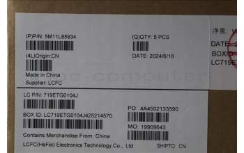 Lenovo 5M11L85934 MECH_ASM BL KB BK MG GER CHY