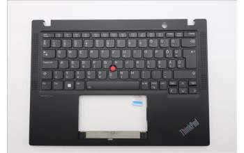 Lenovo 5M11L85954 C-Cover with keyboard, Hungarian, Black, Backlight, UK