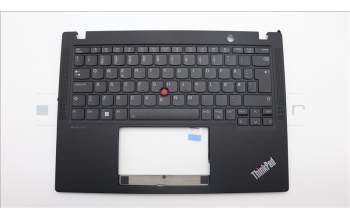 Lenovo 5M11L86237 C-Cover with keyboard, Norwegian, Black, Backlight, WWAN, UK