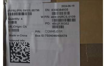 Lenovo 5M11L88796 MECH_ASM NoWW C-Cvr+RUS KB ASM,CHY