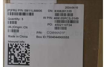 Lenovo 5M11L88806 MECH_ASM NoWW C-Cvr+UKR KB ASM,CHY