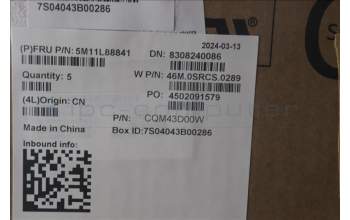 Lenovo 5M11L88841 MECH_ASM WW C-Cvr+TUR F KB ASM,CHY