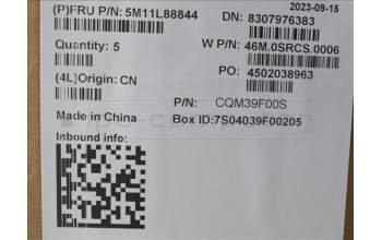 Lenovo 5M11L88844 MECH_ASM NoWW C-Cvr+058 FRA KB ASM,LTN