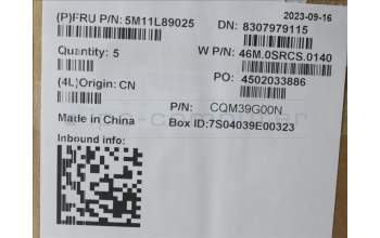 Lenovo 5M11L89025 MECH_ASM NoWW C-Cvr+TUR KB ASM,SRX