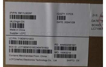 Lenovo 5M11L92297 MECH_ASM FRU KB CCV SWE/FIN (CHY) UK BK