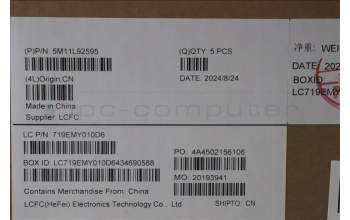 Lenovo 5M11L92595 MECH_ASM FRU KB CCV UKE BL (LTN) UK BK